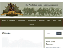 Tablet Screenshot of lighthorse.org.au